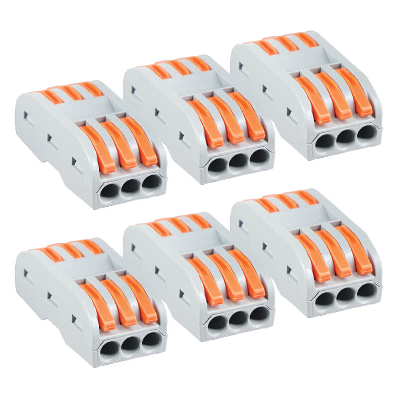 3-Pole Interjoining Connector Blocks | MajorTech
